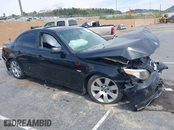 2006 BMW 5 Series 530i with VIN WBANE73576CM41247, listed as a IAAI auction lot 41912672 with Not Provided miles and . Bid and sale history available at carsss.com. Image 1.