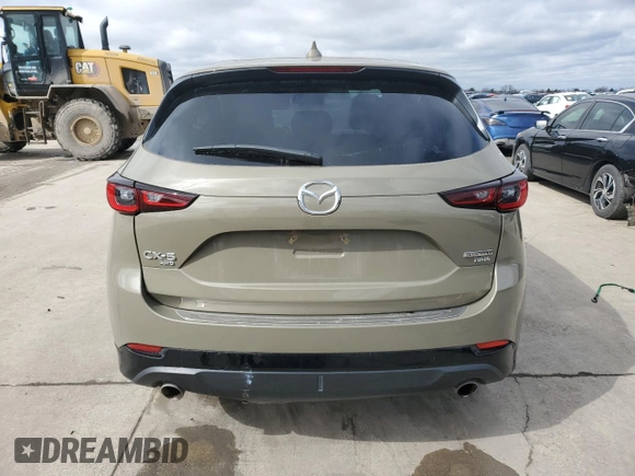 2024 Mazda CX-5 2.5 Carbon Turbo with VIN JM3KFBAY7R0403985, listed as a Copart auction lot 45010275 with 18,493 mi miles and Salvage Title. Bid and sale history available at carsss.com. Image 6.