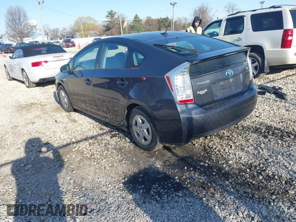 2011 Toyota Prius I with VIN JTDKN3DU8B0290855, listed as a IAAI auction lot 41987491 with 163,456 mi miles. Bid and sale history available at carsss.com. Image 3.