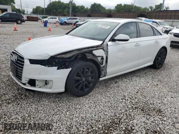 2016 Audi A6 Premium Plus with VIN WAUGFAFC0GN009117, listed as a Copart auction lot 65251035 with 108,466 mi miles and Salvage title. Bid and sale history available at DreamBid. Image 1.