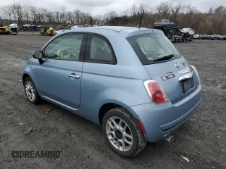 2015 FIAT 500 Pop with VIN 3C3CFFAR9FT555959, listed as a Copart auction lot 52739165 with 91,867 mi miles and Clean Title. Bid and sale history available at carsss.com. Image 2.