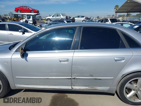 2007 Audi A4 with VIN WAUAH78EX7A114708, listed as a IAAI auction lot 41981163 with 163,508 mi miles and . Bid and sale history available at DreamBid. Image 14.