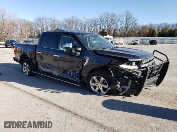 2022 Ford F-150 XL with VIN 1FTFW1E87NFA90247, listed as a Copart auction lot 47416265 with 44,707 mi miles and Clean Title. Bid and sale history available at carsss.com. Image 4.