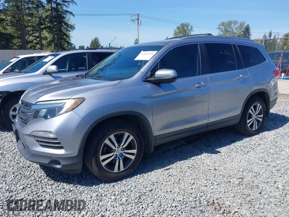 2016 Honda Pilot EX with VIN 5FNYF6H35GB001112, listed as a IAAI auction lot 42040410 with 206,424 mi miles. Bid and sale history available at carsss.com. Image 2.