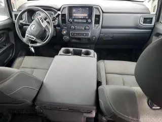 2021 Nissan Titan XD SV with VIN 1N6AA1FA7MN535646, listed as a Copart auction lot 83409614 with 56,211 mi miles and Salvage Title. Bid and sale history available at carsss.com. Image 8.