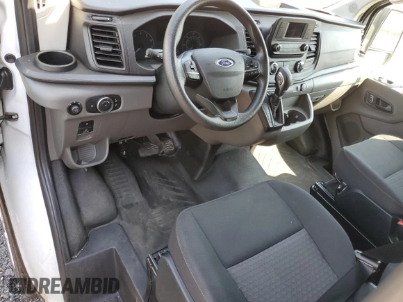 2023 Ford Transit Cargo with VIN 1FTBR1Y84PKA66581, listed as a Copart auction lot 62182335 with 19,897 mi miles and Clean title. Bid and sale history available at DreamBid. Image 8.