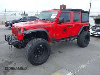 2018 Jeep Wrangler Unlimited Rubicon с VIN 1C4HJXFG4JW156506, выставлен на аукционе IAAI как лот 42246880 с пробегом 57 062 миль миль и . История ставок и продаж доступна на DreamBid. Изображение 18.