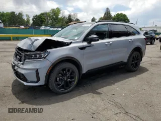 2022 Kia Sorento SX with VIN 5XYRKDLF5NG134318, listed as a Copart auction lot 62696895 with 67,293 mi miles and Salvage title. Bid and sale history available at DreamBid. Image 1.