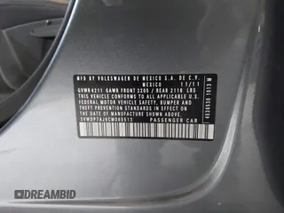 2012 Volkswagen Jetta SE с VIN 3VWDP7AJ6CM065513, выставлен на аукционе IAAI как лот 42348236 с пробегом 144 035 миль миль и . История ставок и продаж доступна на DreamBid. Изображение 9.