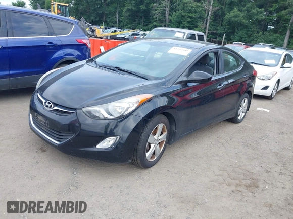 2013 Hyundai Elantra GLS with VIN 5NPDH4AEXDH179524, listed as a IAAI auction lot 42753589 with 119,858 mi miles and . Bid and sale history available at DreamBid. Image 2.
