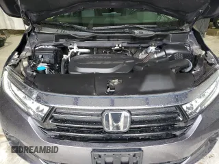 2022 Honda Odyssey EX-L with VIN 5FNRL6H74NB053215, listed as a Copart auction lot 54205895 with 57,958 mi miles and Salvage Title. Bid and sale history available at DreamBid. Image 12.