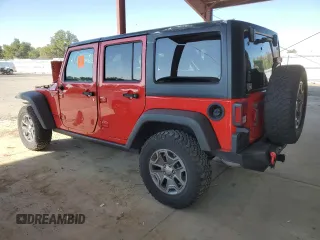 2018 Jeep Wrangler JK Unlimited Rubicon with VIN 1C4BJWFG2JL812221, listed as a Copart auction lot 74482114 with 0 mi miles and Salvage Title. Bid and sale history available at carsss.com. Image 2.
