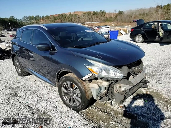 2017 Nissan Murano SL z VIN 5N1AZ2MGXHN127247, wystawiony jako Copart lot #48670835 z przebiegiem 116 668 mil mil oraz Szkoda całkowita • Salvage title. Historia ofert i sprzedaży dostępna na DreamBid. Obrazek 12.