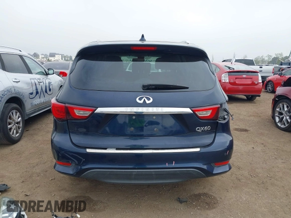 2017 Infiniti QX60 with VIN 5N1DL0MN3HC528880, listed as a IAAI auction lot 41865871 with 183,430 mi miles. Bid and sale history available at carsss.com. Image 17.