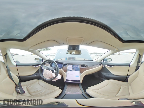 2017 Tesla Model S 60 with VIN 5YJSA1E14HF195384, listed as a Copart auction lot 78435364 with 49,736 mi miles and Salvage title. Bid and sale history available at DreamBid. Image 13.
