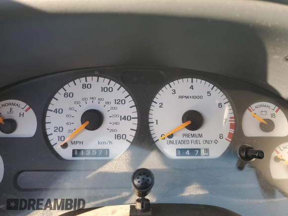 1997 Ford Mustang Cobra with VIN 1FALP47VXVF139807, listed as a Copart auction lot 88045305 with 113,571 mi miles and Salvage Title. Bid and sale history available at carsss.com. Image 9.