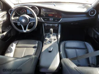 2017 Alfa Romeo Giulia with VIN ZARFAEBN8H7525734, listed as a Copart auction lot 45414215 with 53,132 mi miles and Salvage Title. Bid and sale history available at carsss.com. Image 8.