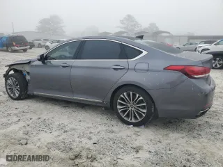 2016 Hyundai Genesis 3.8L with VIN KMHGN4JE6GU106291, listed as a Copart auction lot 48490425 with 136,564 mi miles and Salvage Title. Bid and sale history available at carsss.com. Image 2.