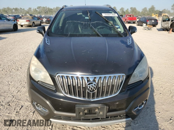 2014 Buick Encore Convenience with VIN KL4CJBSBXEB744506, listed as a Copart auction lot 75501304 with 107,959 mi miles and Salvage Title. Bid and sale history available at DreamBid. Image 5.