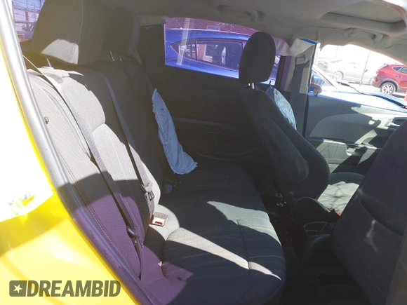 2016 Chevrolet Sonic LT with VIN 1G1JC6SH1G4117972, listed as a IAAI auction lot 41748543 with 172,876 mi miles. Bid and sale history available at carsss.com. Image 8.