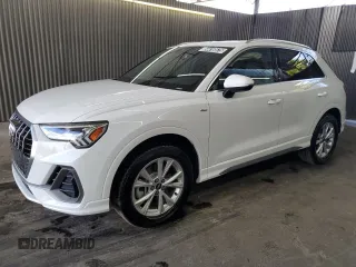 2025 Audi Q3 S line Premium with VIN WA1DECF32S1021087, listed as a Copart auction lot 64418575 with 18,646 mi miles and Clean title. Bid and sale history available at DreamBid. Image 1.