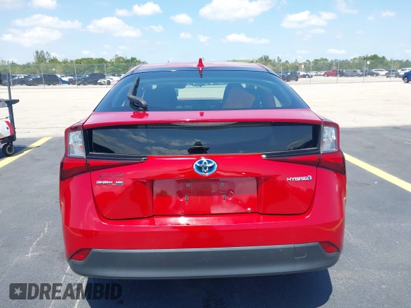 2021 Toyota Prius L Eco with VIN JTDKAMFU4M3145215, listed as a IAAI auction lot 42281566 with 74,220 mi miles and . Bid and sale history available at DreamBid. Image 15.