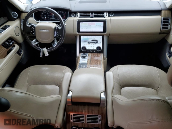 2019 Land Rover Range Rover HSE with VIN SALGS2SV3KA550702, listed as a Copart auction lot 55620575 with 92,150 mi miles and Clean Title. Bid and sale history available at DreamBid. Image 8.