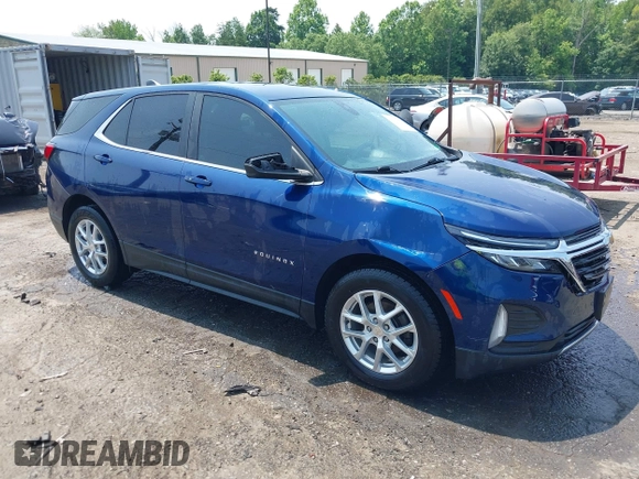 2022 Chevrolet Equinox LT z VIN 3GNAXKEV7NL169272, wystawiony jako IAAI lot #42371473 z przebiegiem 73 073 mil mil oraz . Historia ofert i sprzedaży dostępna na DreamBid. Obrazek 1.