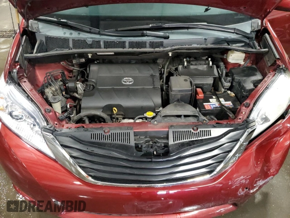 2014 Toyota Sienna LE AAS с VIN 5TDKK3DC9ES444474, выставлен на аукционе Copart как лот 54336055 с пробегом 184 180 миль миль и Списание • Salvage title. История ставок и продаж доступна на DreamBid. Изображение 12.