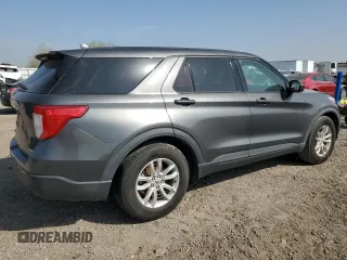 2020 Ford Explorer with VIN 1FMSK7BH9LGC37317, listed as a Copart auction lot 42526795 with 0 mi miles and Salvage Title. Bid and sale history available at carsss.com. Image 3.