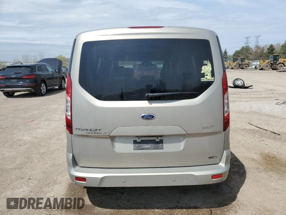 2016 Ford Transit Connect XLT with VIN NM0GE9F71G1236294, listed as a Copart auction lot 54689635 with 80,886 mi miles and Salvage title. Bid and sale history available at DreamBid. Image 6.