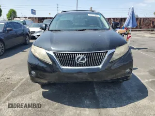 2010 Lexus RX 350 with VIN JTJZK1BA1A2407924, listed as a Copart auction lot 60111855 with 157,055 mi miles and Salvage title. Bid and sale history available at DreamBid. Image 5.