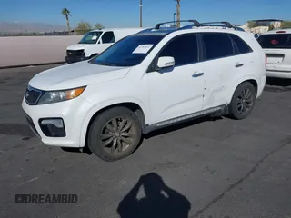 2012 Kia Sorento SX with VIN 5XYKW4A21CG300577, listed as a IAAI auction lot 41703422 with 191,795 mi miles. Bid and sale history available at carsss.com. Image 2.
