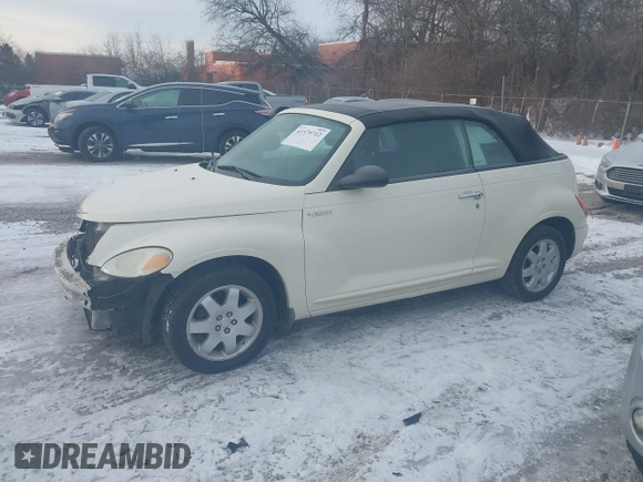 2005 Chrysler PT Cruiser with VIN 3C3EY45X15T577761, listed as a IAAI auction lot 41379712 with 133,515 mi miles. Bid and sale history available at carsss.com. Image 15.