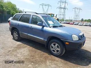 2002 Hyundai Santa Fe GLS with VIN KM8SC73D22U148410, listed as a IAAI auction lot 42159042 with 141,232 mi miles. Bid and sale history available at carsss.com. Image 1.