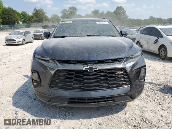 2020 Chevrolet Blazer RS with VIN 3GNKBERS2LS602195, listed as a Copart auction lot 59052535 with 81,371 mi miles and Salvage title. Bid and sale history available at DreamBid. Image 5.
