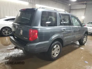 2005 Honda Pilot EX with VIN 5FNYF18445B023353, listed as a Copart auction lot 52409725 with 151,078 mi miles and Salvage Title. Bid and sale history available at DreamBid. Image 3.