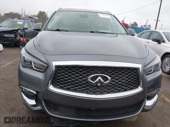 2019 Infiniti QX60 Luxe with VIN 5N1DL0MN9KC569666, listed as a IAAI auction lot 41904215 with 44,410 mi miles and . Bid and sale history available at DreamBid. Image 12.