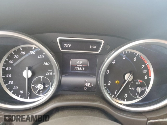 2015 Mercedes-Benz M 350 z VIN 4JGDA5JBXFA527876, wystawiony jako Copart lot #52631565 z przebiegiem 178 818 mil mil oraz Szkoda całkowita • Salvage title. Historia ofert i sprzedaży dostępna na DreamBid. Obrazek 9.