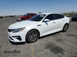 2019 Kia Optima LX with VIN 5XXGT4L31KG285795, listed as a Copart auction lot 62503315 with 111,723 mi miles and Salvage title. Bid and sale history available at DreamBid. Image 1.