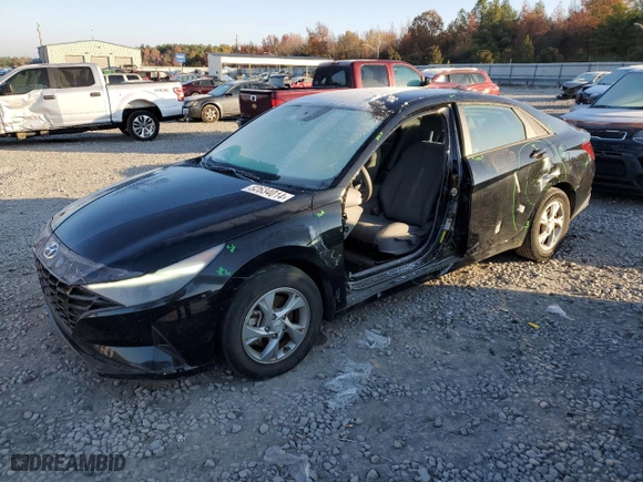 2021 Hyundai Elantra SE with VIN 5NPLL4AG8MH014017, listed as a Copart auction lot 82634014 with 36,274 mi miles and Salvage Title. Bid and sale history available at carsss.com. Image 1.