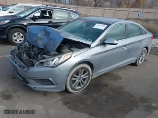 2016 Hyundai Sonata 2.4L SE with VIN 5NPE24AF6GH316865, listed as a IAAI auction lot 41313483 with 131,047 mi miles. Bid and sale history available at carsss.com. Image 17.