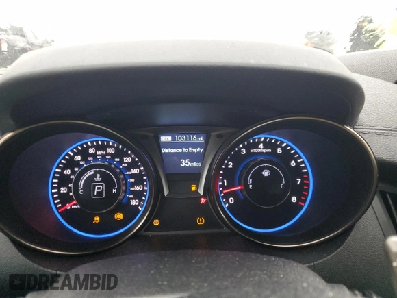 2015 Hyundai Genesis Coupe 3.8L Base with VIN KMHHT6KJ5FU129156, listed as a Copart auction lot 44579565 with 103,116 mi miles and Salvage title. Bid and sale history available at DreamBid. Image 9.