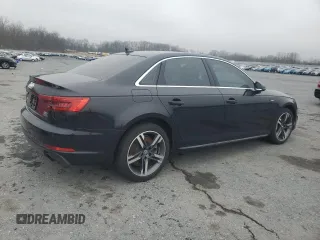 2017 Audi A4 Premium Plus with VIN WAUENAF49HN037325, listed as a Copart auction lot 50267105 with 71,616 mi miles and Salvage Title. Bid and sale history available at carsss.com. Image 3.