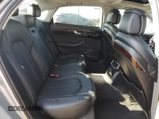 2012 Audi A8 with VIN WAURVAFD8CN018131, listed as a Copart auction lot 54260395 with 98,706 mi miles and Salvage title. Bid and sale history available at DreamBid. Image 10.