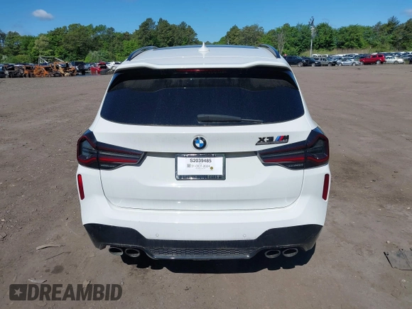 2022 BMW X3 M with VIN 5YM13EC05N9J35019, listed as a IAAI auction lot 42303329 with 44,972 mi miles and . Bid and sale history available at DreamBid. Image 16.