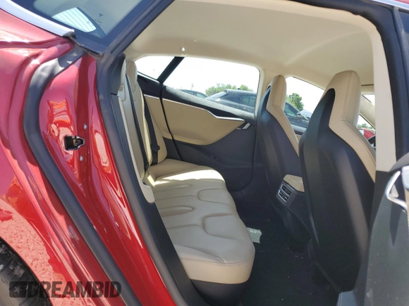 2013 Tesla Model S with VIN 5YJSA1CN1DFP26864, listed as a Copart auction lot 52029485 with 63,260 mi miles and Salvage Title. Bid and sale history available at DreamBid. Image 11.
