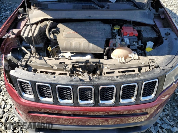 2020 Jeep Compass Latitude with VIN 3C4NJDBB6LT251735, listed as a Copart auction lot 50236265 with 113,258 mi miles and Clean Title. Bid and sale history available at DreamBid. Image 12.