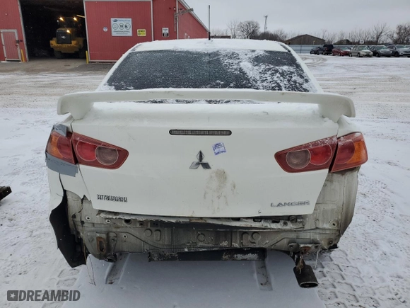 2009 Mitsubishi Lancer ES with VIN JA3AU26U29U613689, listed as a Copart auction lot 87177254 with 187,399 mi miles and Salvage Title. Bid and sale history available at carsss.com. Image 6.
