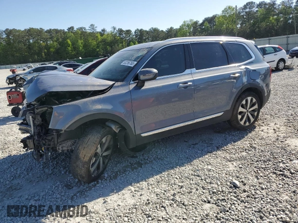 2022 Kia Telluride EX with VIN 5XYP34HC5NG225236, listed as a Copart auction lot 53256765 with 82,375 mi miles and Salvage title. Bid and sale history available at DreamBid. Image 1.